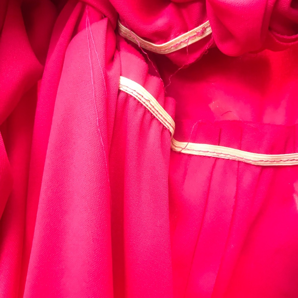 Union Made Ilgwu Pink Ruffle 1900’s Dress - image 7